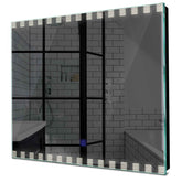 Specchio LED Quadrato | Pulsante touch | Luce bianca neutra - Reyze Serie Edge Modello 6